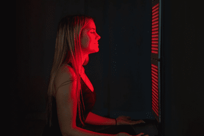 TrueLight Energy Trism woman red light therapy